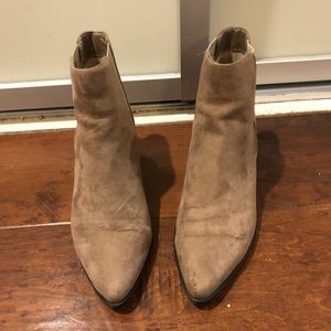 Suede booties